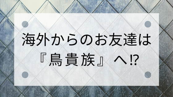 外国人を連れていくなら断然 鳥貴族 その理由は 低血圧トラベラー